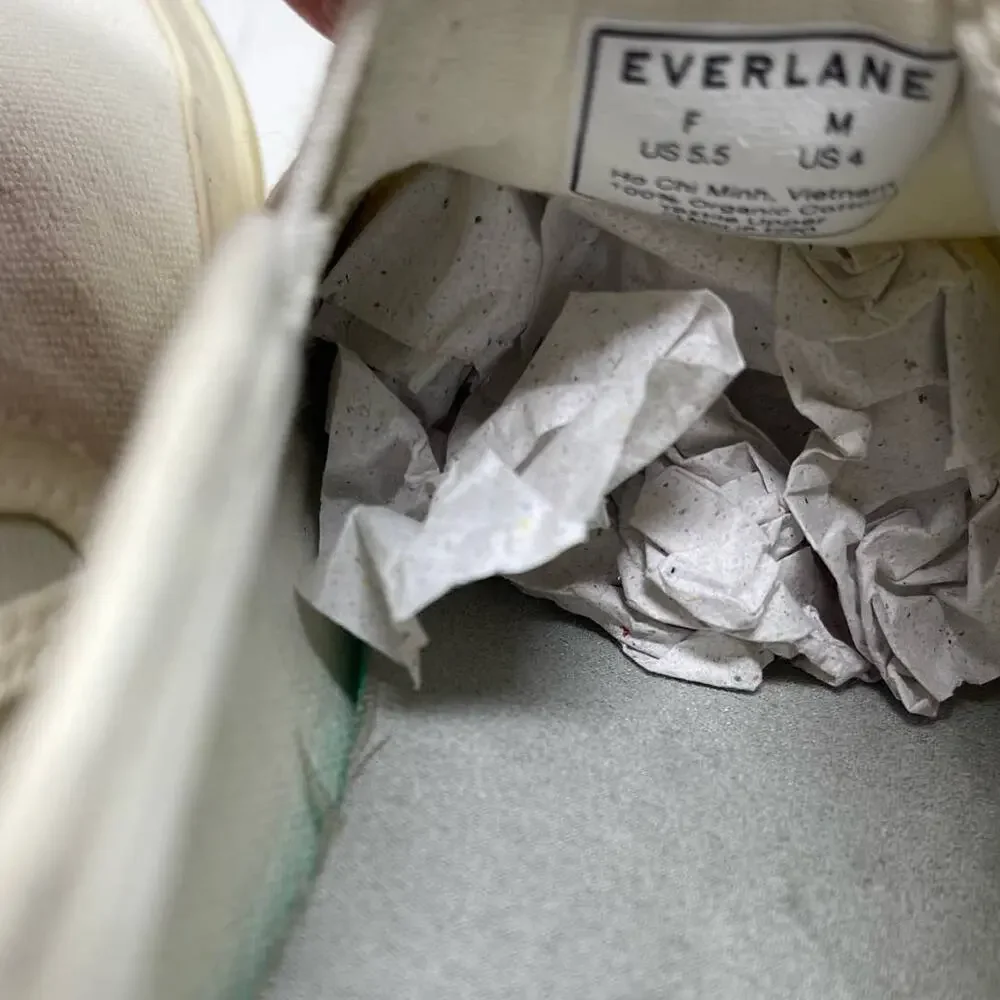 Everlane The‎ Forever Slip-On Sneaker White Women's Size 5.5 Men's 4 NEW